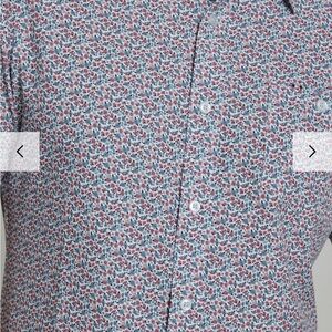 7 Diamonds Multicolor Floral Button Down Shirt XL